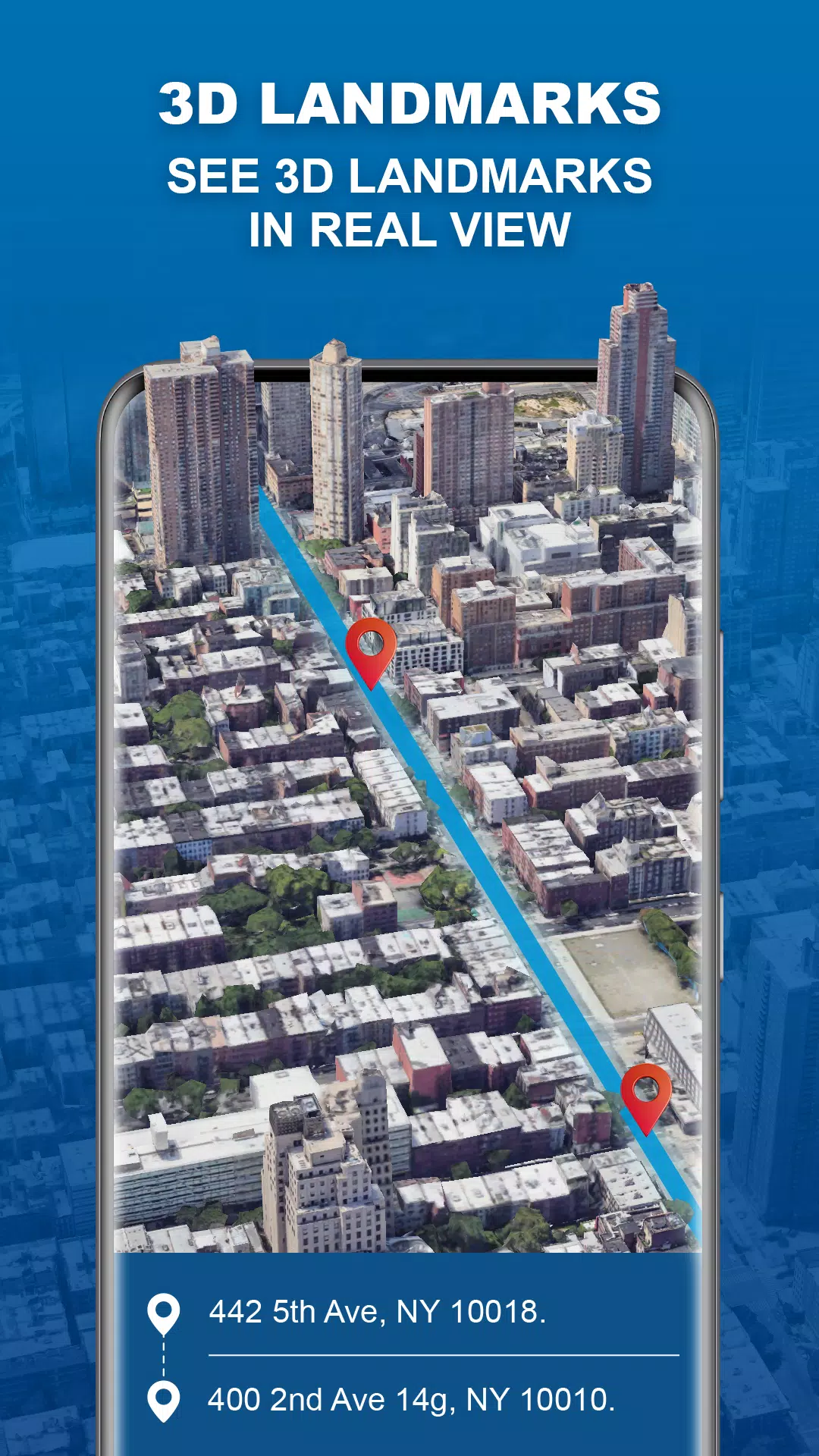 Schermata GPS Navigation: Road Map Route 3