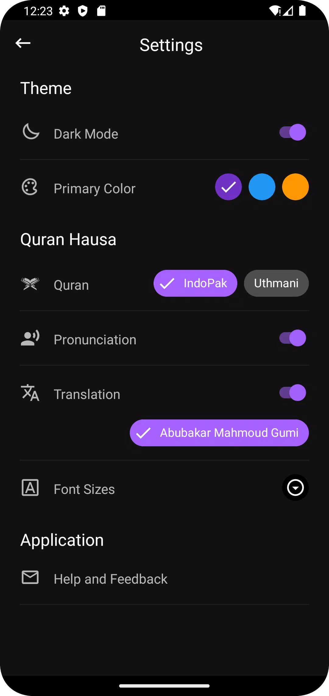 Al Quran Hausa Translation Ekran Görüntüsü 3