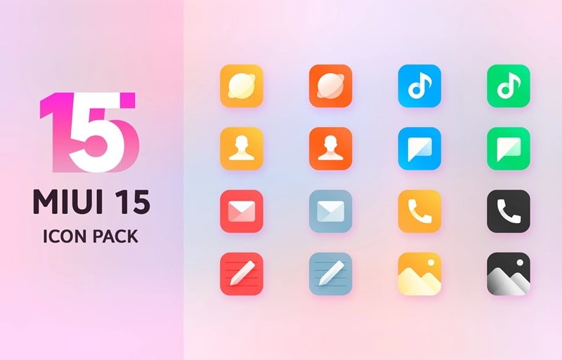 Mi15 Icon Pack 스크린샷 2