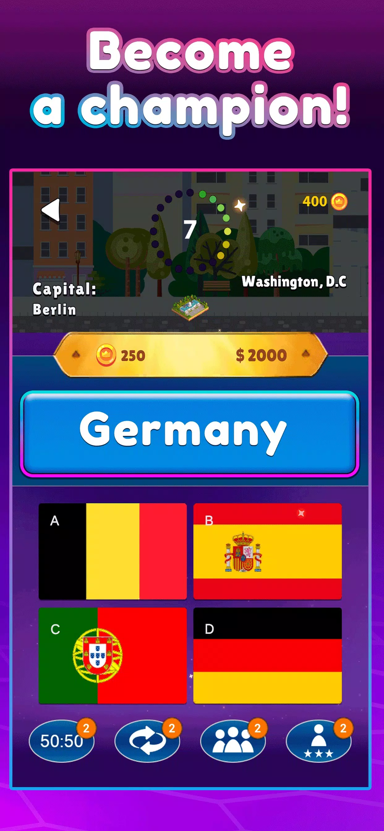 Millionaire Trivia : Game Quiz Schermafbeelding 3