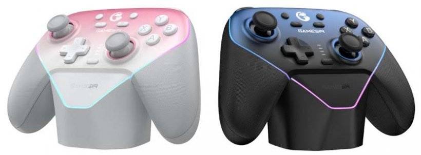 Gamesir Super Nova in colori in bianco e nero fianco a fianco