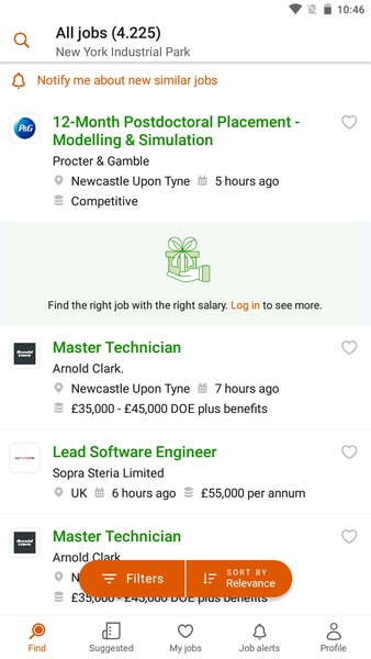 Totaljobs Tangkapan skrin 2