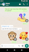 Animated Emojis WAStickerApps ဖန်သားပြင်ဓာတ်ပုံ 2