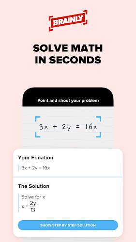 Schermata Brainly – Homework Math Solver 1