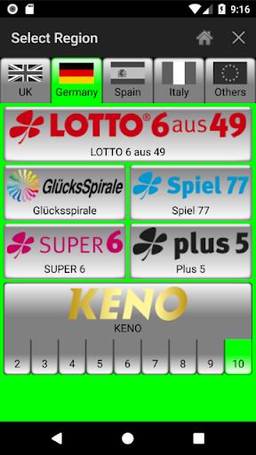 Lotto Number Generator for EUR Screenshot 2