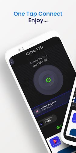 Cyber VPN Tangkapan skrin 1