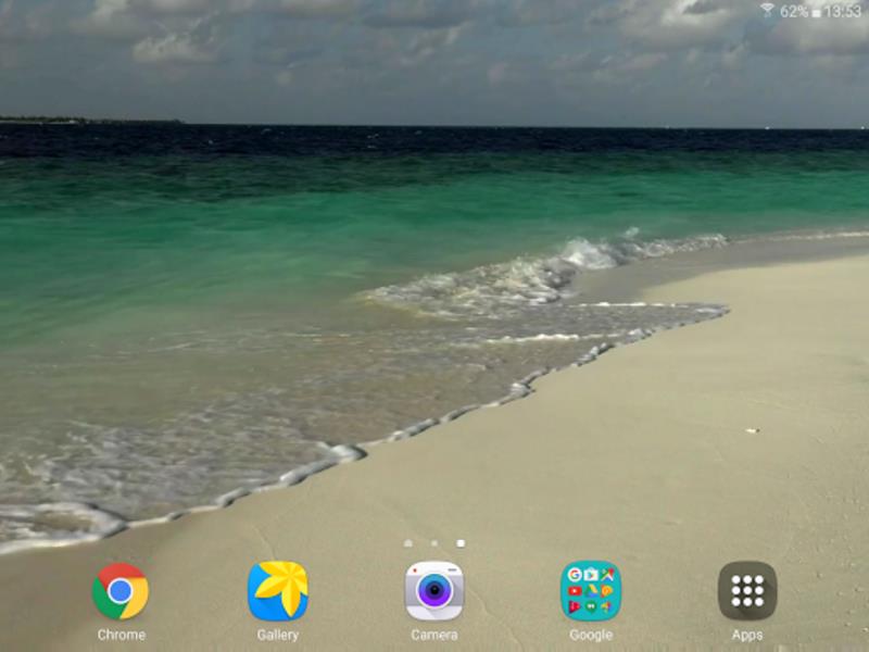 Tropical Beach Live Wallpaper 스크린샷 1