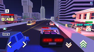 Blocky Car Racer - racing game स्क्रीनशॉट 1