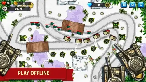 TD - War Strategy Game Ảnh chụp màn hình 3