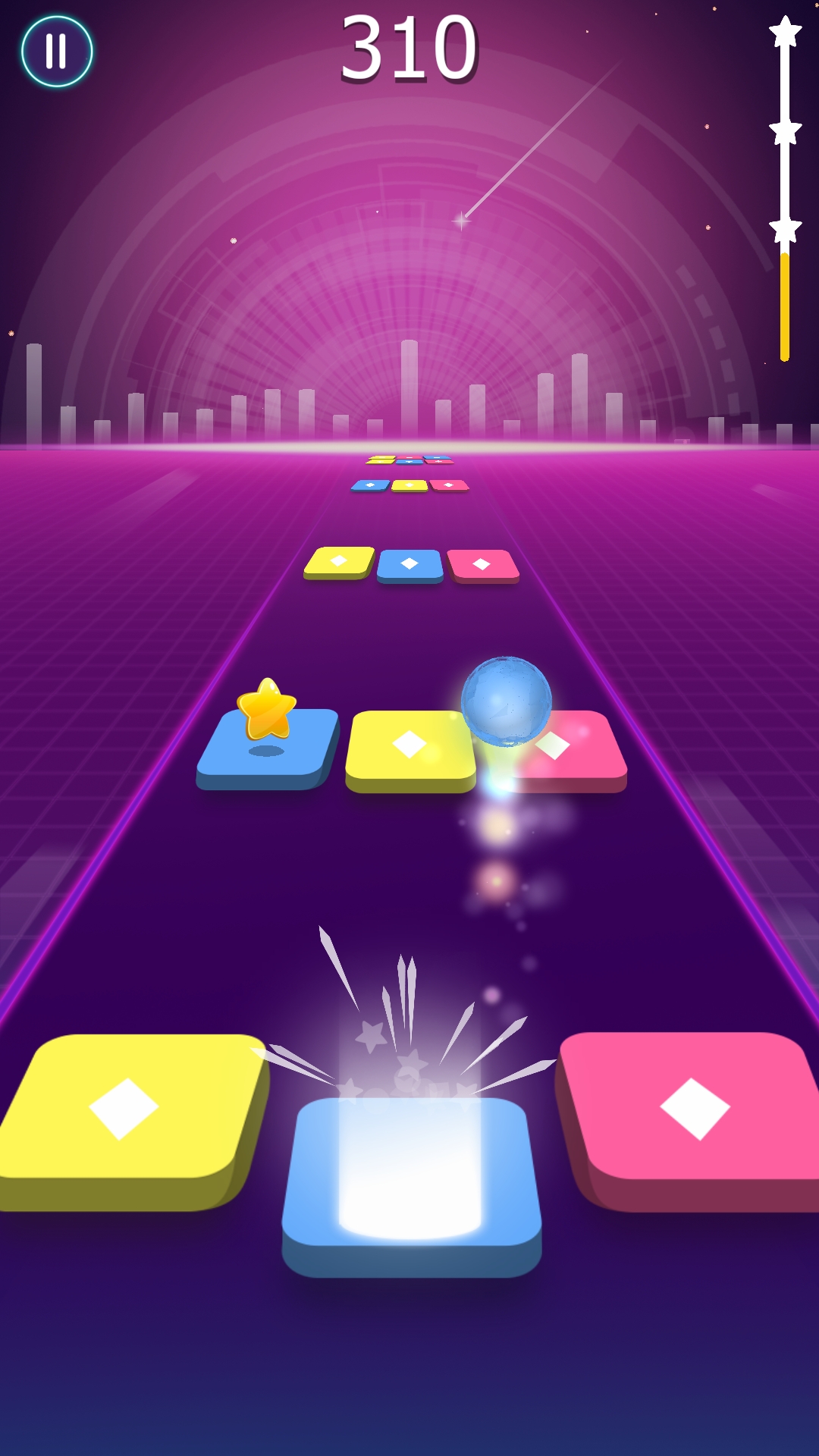 Beat Ball: Dancing Color Hop 스크린샷 0