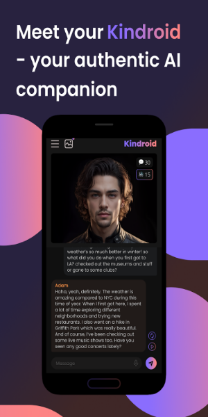 Kindroid: AI Companion Chat ဖန်သားပြင်ဓာတ်ပုံ 0