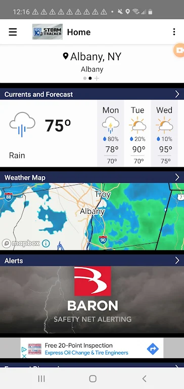 WTEN Storm Tracker - NEWS10 স্ক্রিনশট 0