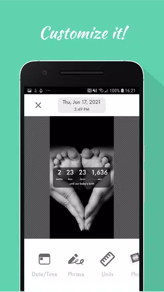 Schermata Baby Countdown Widget 1