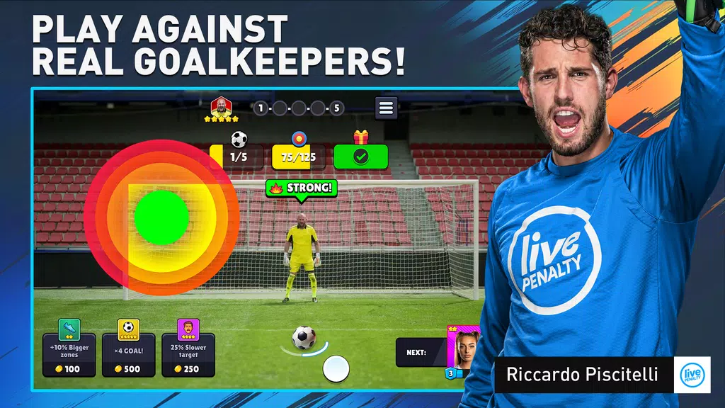 Soccer Penalty: Live Goalie ภาพหน้าจอ 0