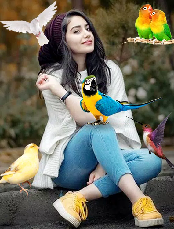 Birds Photo frame : Bird photo Ekran Görüntüsü 1