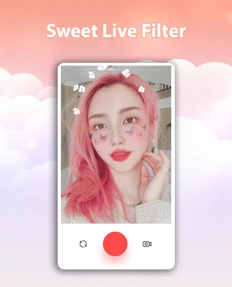 Sweet Live Filter Face Camera Capture d'écran 3