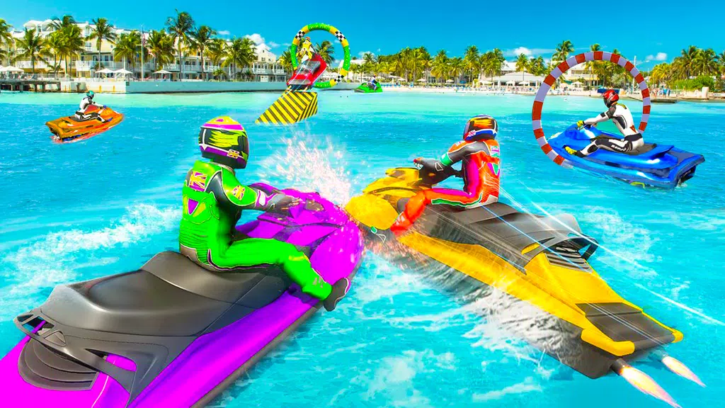 Jet Ski Racing Simulator Games Ảnh chụp màn hình 1