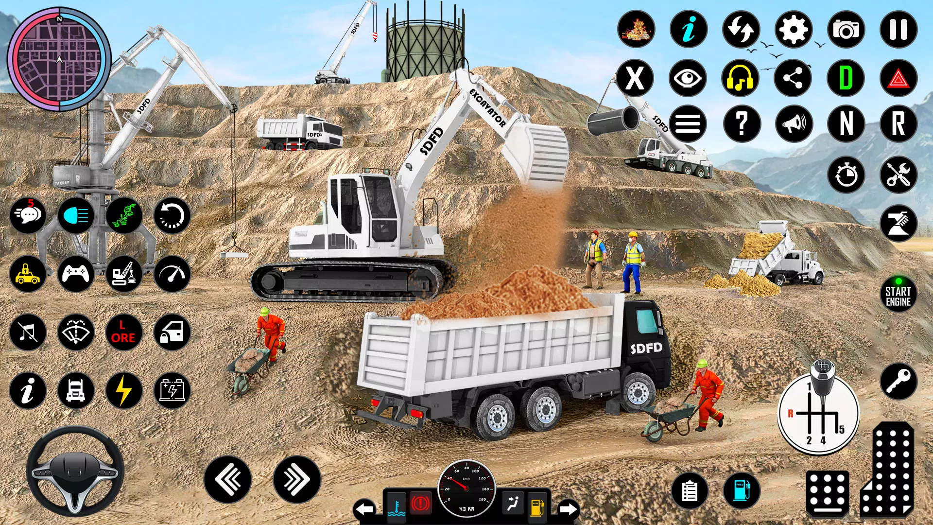 Schermata Snow Excavator Simulator Game 0