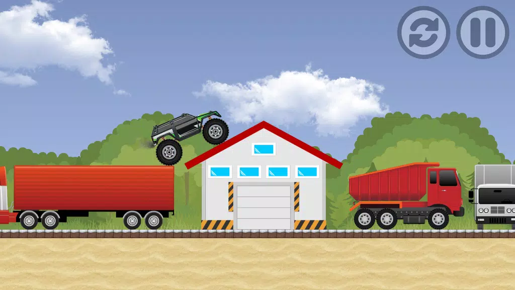 Monster Truck Racing Game Ekran Görüntüsü 3