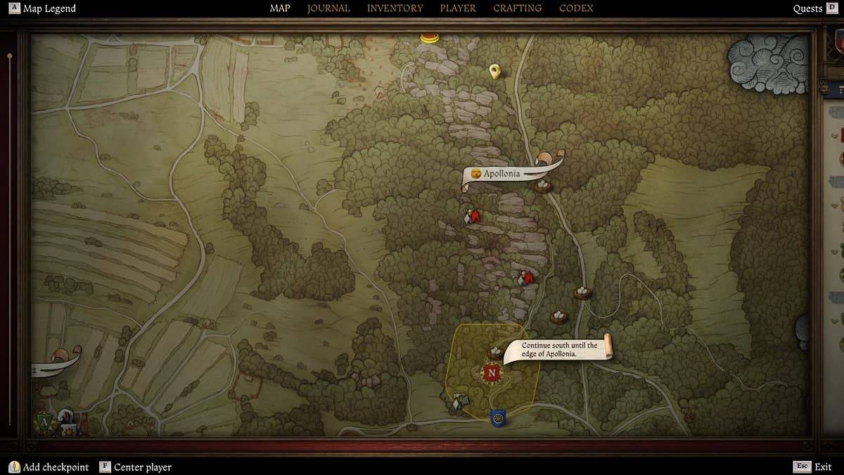 Kingdom Come Deliverance 2 Storm definitieve locatiekaart