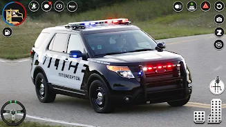 SUV Police Car Chase Cop Games Captura de pantalla 2