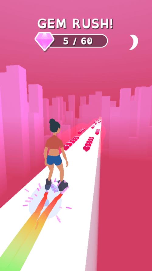 Sky Roller: Rainbow Skating Screenshot 1