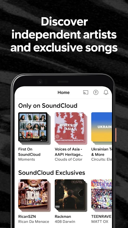 SoundCloud: Play Music & Songs Screenshot 0