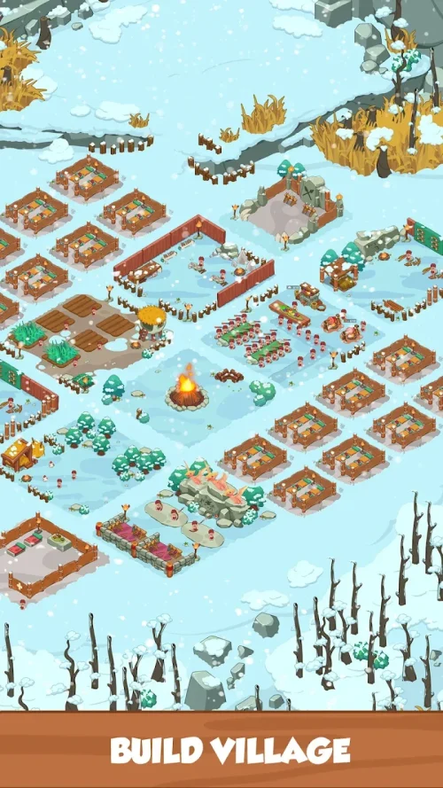 Icy Village: Tycoon Survival Schermafbeelding 1