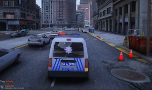 Mini Van Police Simulator Game Schermafbeelding 2