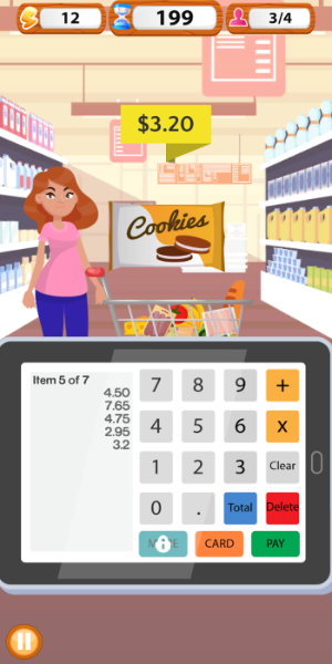 Supermarket Cashier Simulator Mod Captura de tela 2