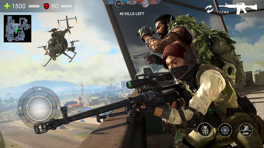 FPS Commando Shooter Games Скриншот 1