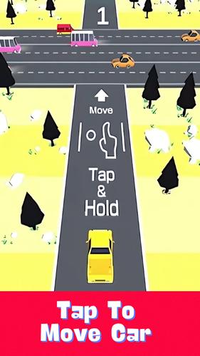 Traffic Road Cross Fun Game Tangkapan skrin 0