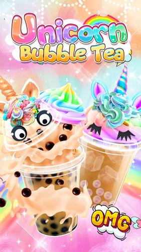 Unicorn Bubble Tea - Icy Drink Captura de pantalla 0