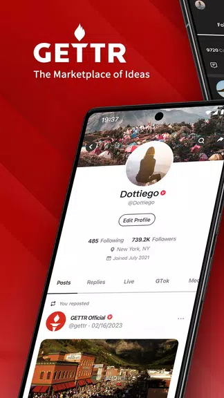 GETTR Capture d'écran 0