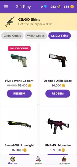 Gift Play - Earn Game Codes Ekran Görüntüsü 3
