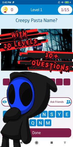 creepypasta quiz Schermafbeelding 2