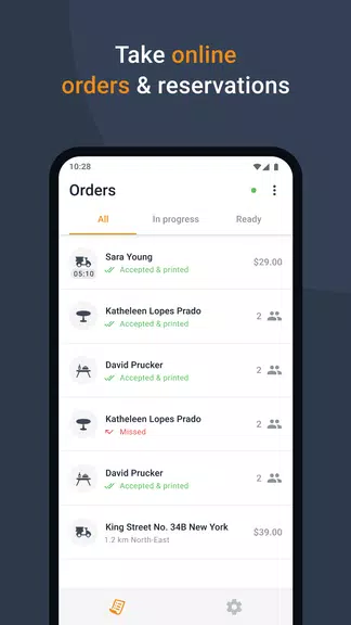 Restaurant Order-Taking App Zrzut ekranu 0