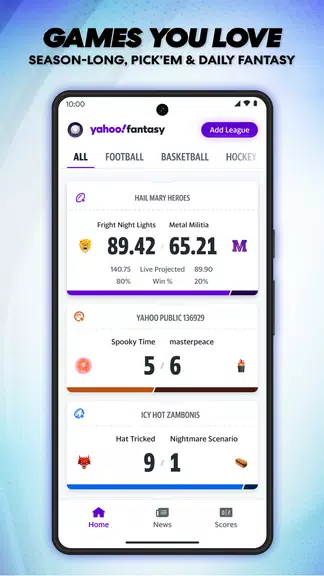 Yahoo Fantasy: Football & more Captura de tela 0