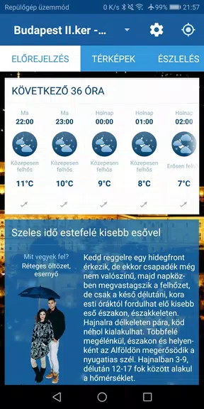 Időkép Schermafbeelding 1