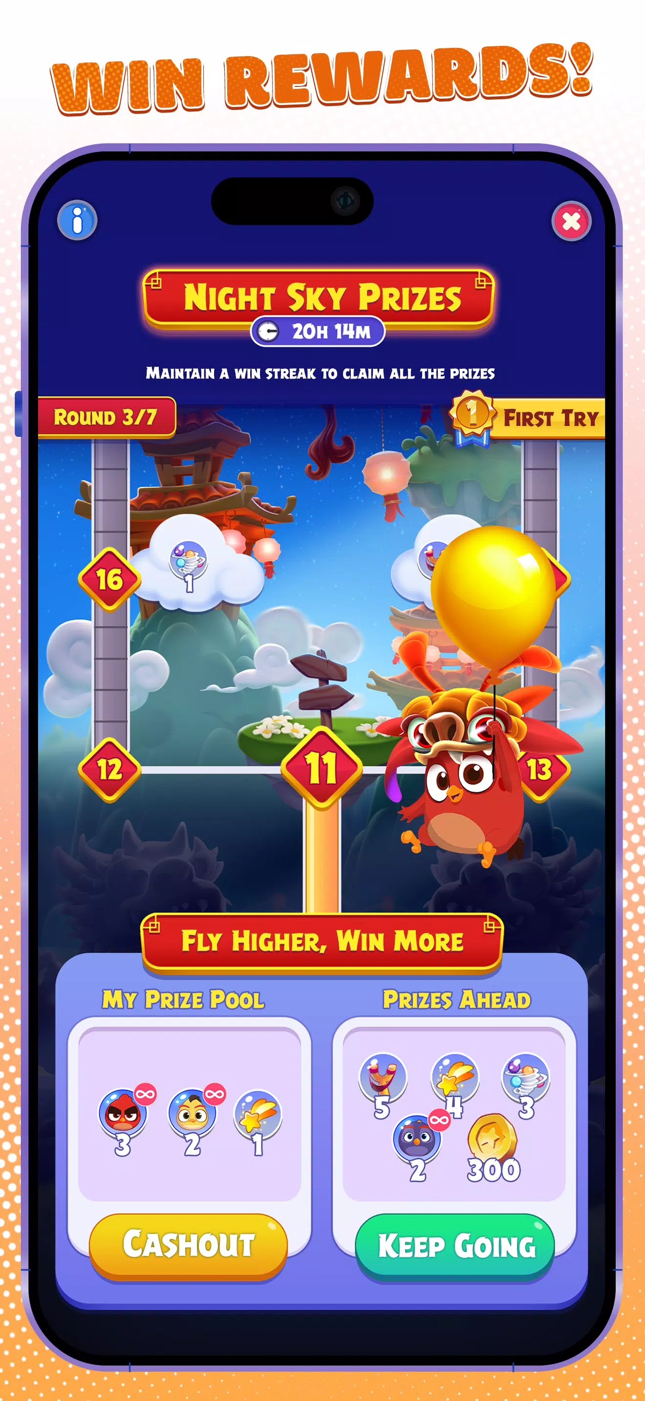 Angry Birds Dream Blast Zrzut ekranu 3