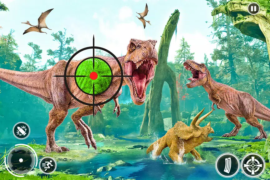 Super Dino Hunting Zoo Games Tangkapan skrin 2