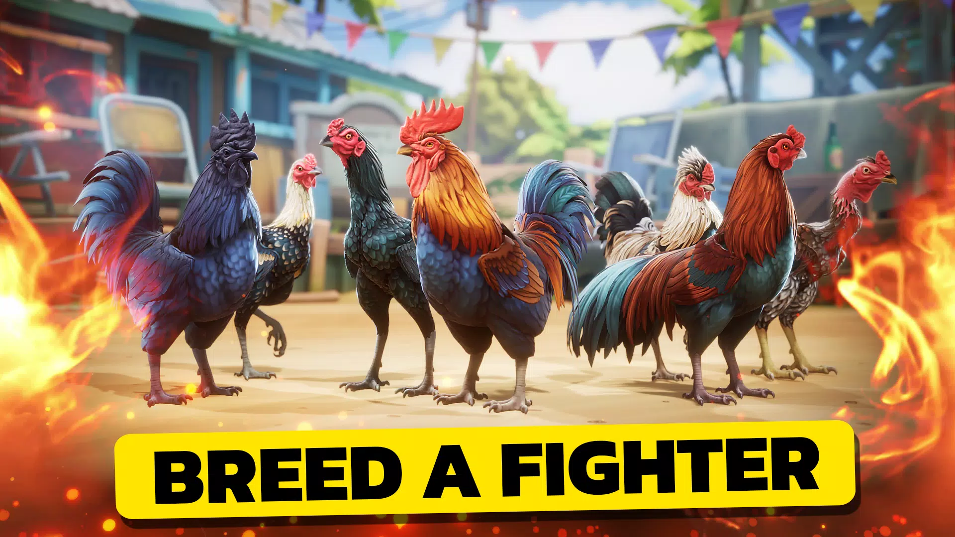 Rooster Fights ဖန်သားပြင်ဓာတ်ပုံ 1