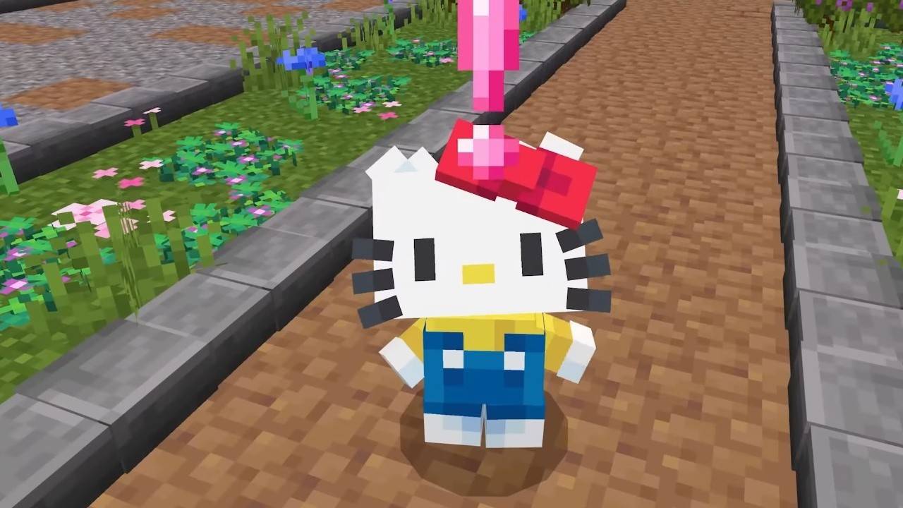 Minecraft a lancé un DLC Hello Kitty officiel