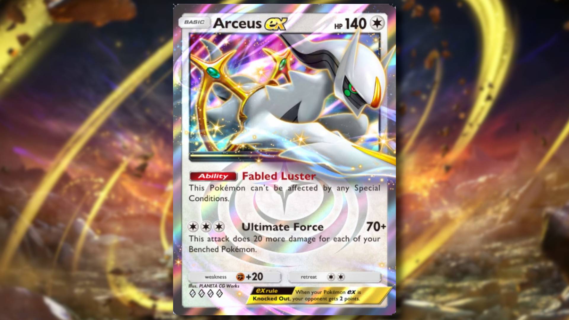 Nangungunang Pokémon tcg arceus ex deck