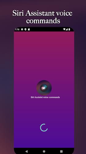 Siri Assistnt voice commands Ekran Görüntüsü 1