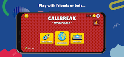 Call Break Multiplayer ဖန်သားပြင်ဓာတ်ပုံ 2