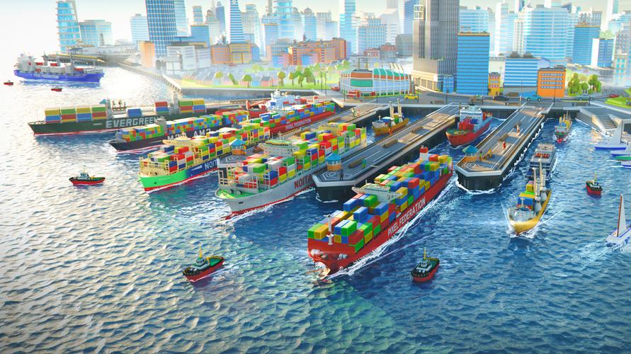 Port City: Ship Tycoon Ảnh chụp màn hình 1