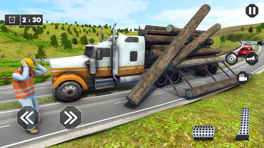 US Oil Tanker Truck Games Sim Скриншот 3