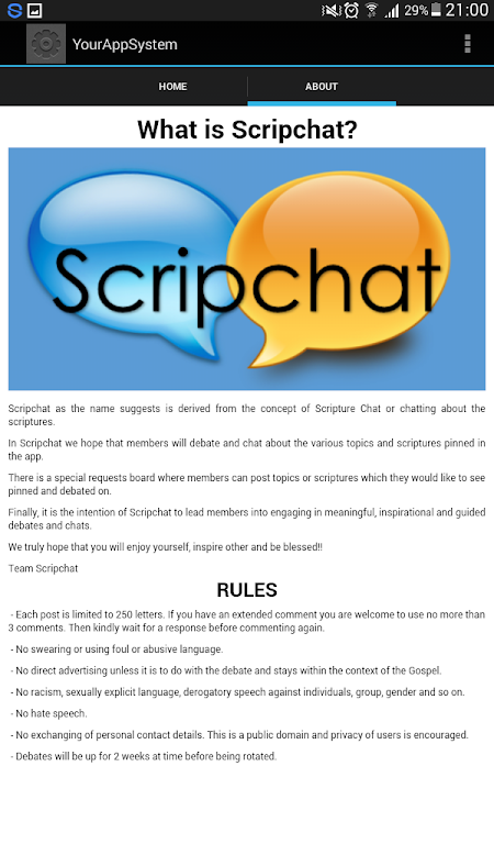 Scripchat Ảnh chụp màn hình 3