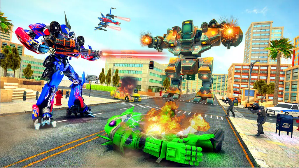 Truck Robot Transform Game 스크린샷 1